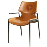 ⁦كرسي طاولة طعام من جلد⁩ - الصورة ⁦12⁩