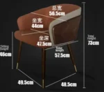 كرسي طاولة طعام مودرن - Image 13