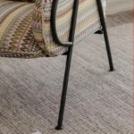 كرسي جلوس مودرن بذراعين من تصميم عتيق - Image 6