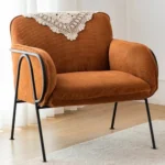 كرسي جلوس مودرن بذراعين من تصميم عتيق - Image 7