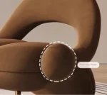 ⁦كرسي مفرد من تصميم مميز⁩ - الصورة ⁦7⁩