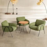 كرسي جلوس مودرن بذراعين من تصميم عتيق - Image 9