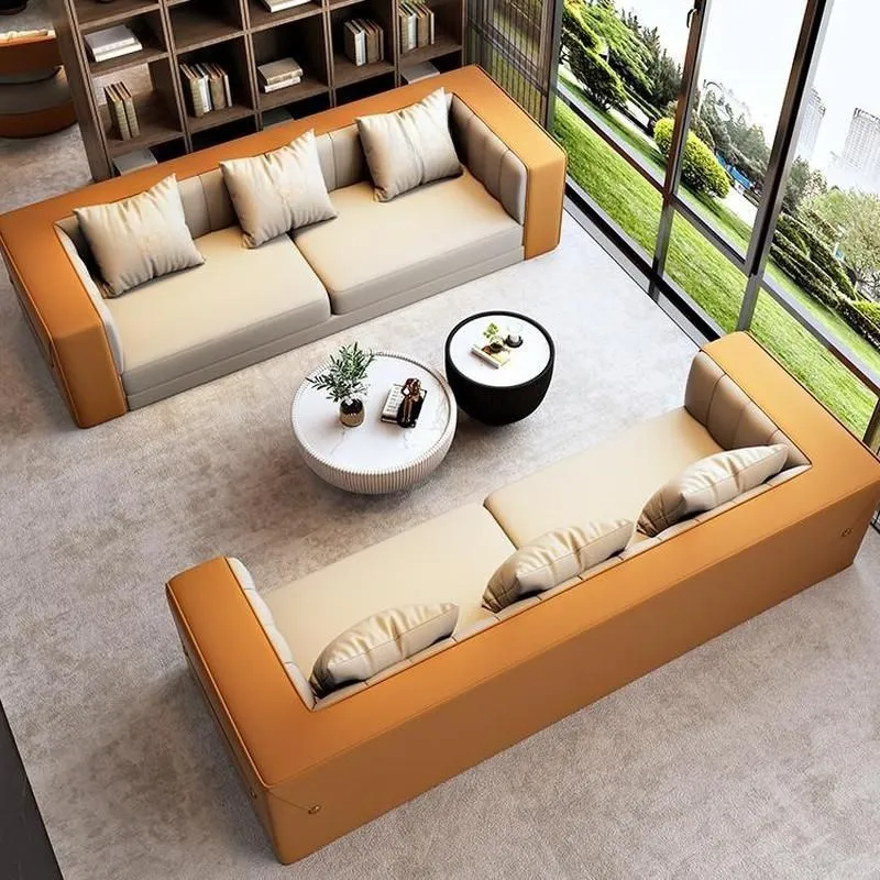 طقم كنب جلد 