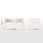 كنب مودرن ثلاثي من قماش - Image 7