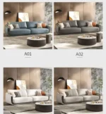 كنب مودرن ايطالي جلد - Image 7