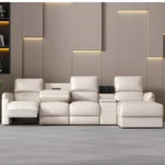 طقم كنب استرخاء جلد