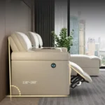 ⁦طقم كنب استرخاء جلد⁩ - الصورة ⁦5⁩