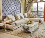 كنب زاوية فخم كلاسيكي - Image 5