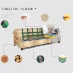 كنب صالة فخم بتصميم عالي الجودة - Image 6