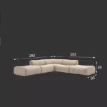 ⁦كنب زاوية مودرن⁩ - الصورة ⁦6⁩