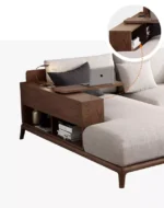 ⁦كنب حرف ال مع مساند يد اضافية⁩ - الصورة ⁦6⁩