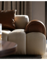 كنب صاله مودرن من جلد فاخر - Image 10