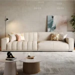 كنب صاله فخم قماش مميز بتصميم بسيط - Image 3