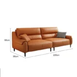 كنب مودرن بتصميم مريح جلدي - Image 5