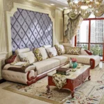 كنب زاوية فخم كلاسيكي - Image 2