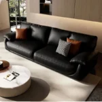 ⁦كنب صاله مودرن من جلد⁩ - الصورة ⁦2⁩