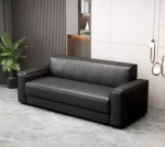 ⁦كنب مودرن جلد بتصميم كلاسيكي⁩ - الصورة ⁦7⁩