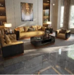 ⁦طقم كنب ايطالي جلد⁩ - الصورة ⁦25⁩