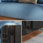 ⁦طقم كنب ايطالي جلد⁩ - الصورة ⁦8⁩