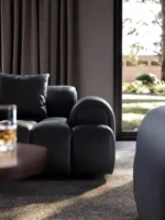 كنب صاله مودرن من جلد فاخر - Image 14