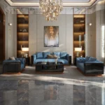 ⁦طقم كنب ايطالي جلد⁩ - الصورة ⁦6⁩