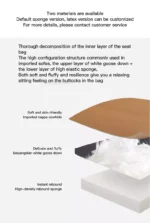 ⁦كنب مودرن من جلد بتصميم مريح⁩ - الصورة ⁦14⁩