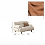 كنب مودرن جلد بتصميم فخم - Image 6