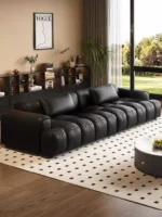 كنب صاله مودرن من جلد فاخر - Image 5