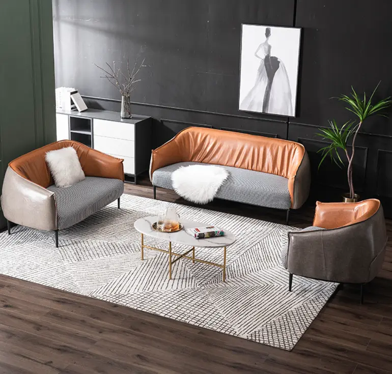 كنب جلد فخم جملي