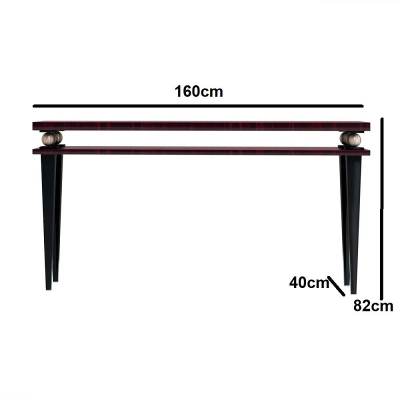 طاولة كونسول بسيطة بخامات فخمة