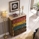 خزانة أدراج خشب لغرفة المعيشة - Image 13