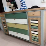 ⁦خزانة أدراج خشب بتصميم مميز⁩ - الصورة ⁦5⁩