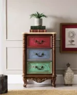 خزانة أدراج خشب لغرفة المعيشة - Image 7