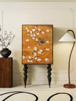 ⁦خزانة تخزين خشب على التصميم الفرنسي⁩ - الصورة ⁦5⁩