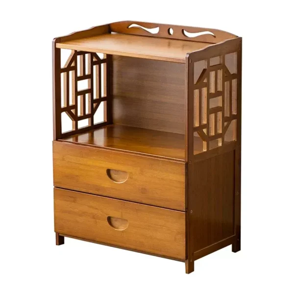 خزانة تخزين خشب لغرفة المعيشة