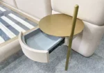 ⁦سرير نوم مزدوج مع كمودينة داخلية⁩ - الصورة ⁦5⁩