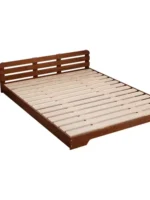 ⁦سرير مودرن خشبي بتصميم ارضي عالي الجودة⁩ - الصورة ⁦2⁩