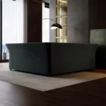 سرير مزدوج مودرن بتصميم منحني - Image 6