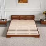⁦سرير مودرن خشبي بتصميم ارضي عالي الجودة⁩ - الصورة ⁦6⁩