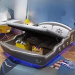 سرير نوم اطفال على شكل بحارة - Image 2