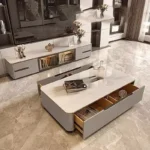 طاولة قهوة رخامية علي الطراز الحديث - Image 2