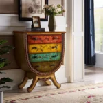 ⁦طاولة جانبية خشب بادراج⁩ - الصورة ⁦6⁩