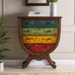 ⁦طاولة جانبية خشب بادراج⁩ - الصورة ⁦7⁩