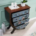 ⁦طاولة جانبية خشب بادراج⁩ - الصورة ⁦5⁩