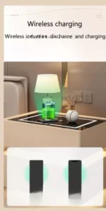 ⁦طاولة جانبية للسرير بتصميم ذكي⁩ - الصورة ⁦5⁩