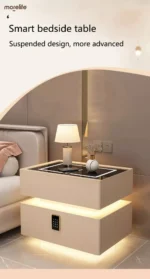 ⁦طاولة جانبية للسرير بتصميم ذكي⁩ - الصورة ⁦14⁩