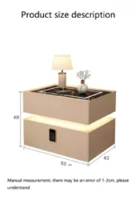 ⁦طاولة جانبية للسرير بتصميم ذكي⁩ - الصورة ⁦16⁩