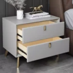 ⁦طاولة جانبية للسرير من جلد⁩ - الصورة ⁦18⁩