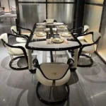 طاولة طعام مودرن مع كراسي بتصميم حديث - Image 9