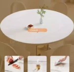 ⁦طاولة طعام مع كراسي بتصميم مميز⁩ - الصورة ⁦9⁩